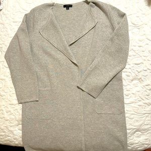 Beautiful like new light gray sweater jacket.